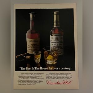 Canadian Club 1981 Magazine Vintage Advertisement